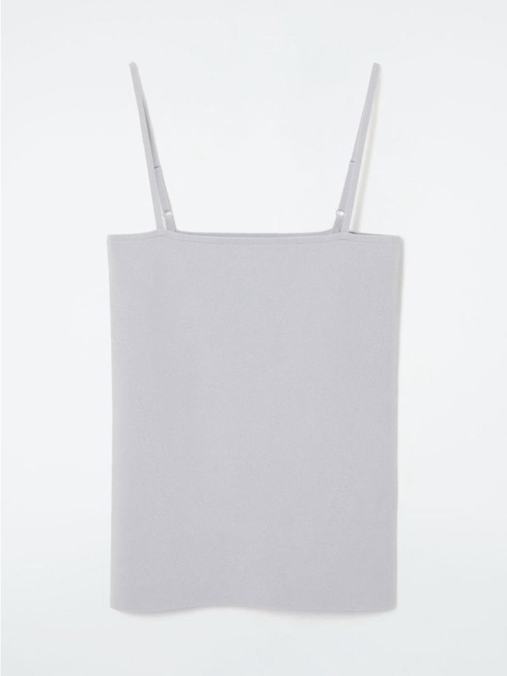 COS STRAPPY RIB-KNIT BANDEAU x Light Blue